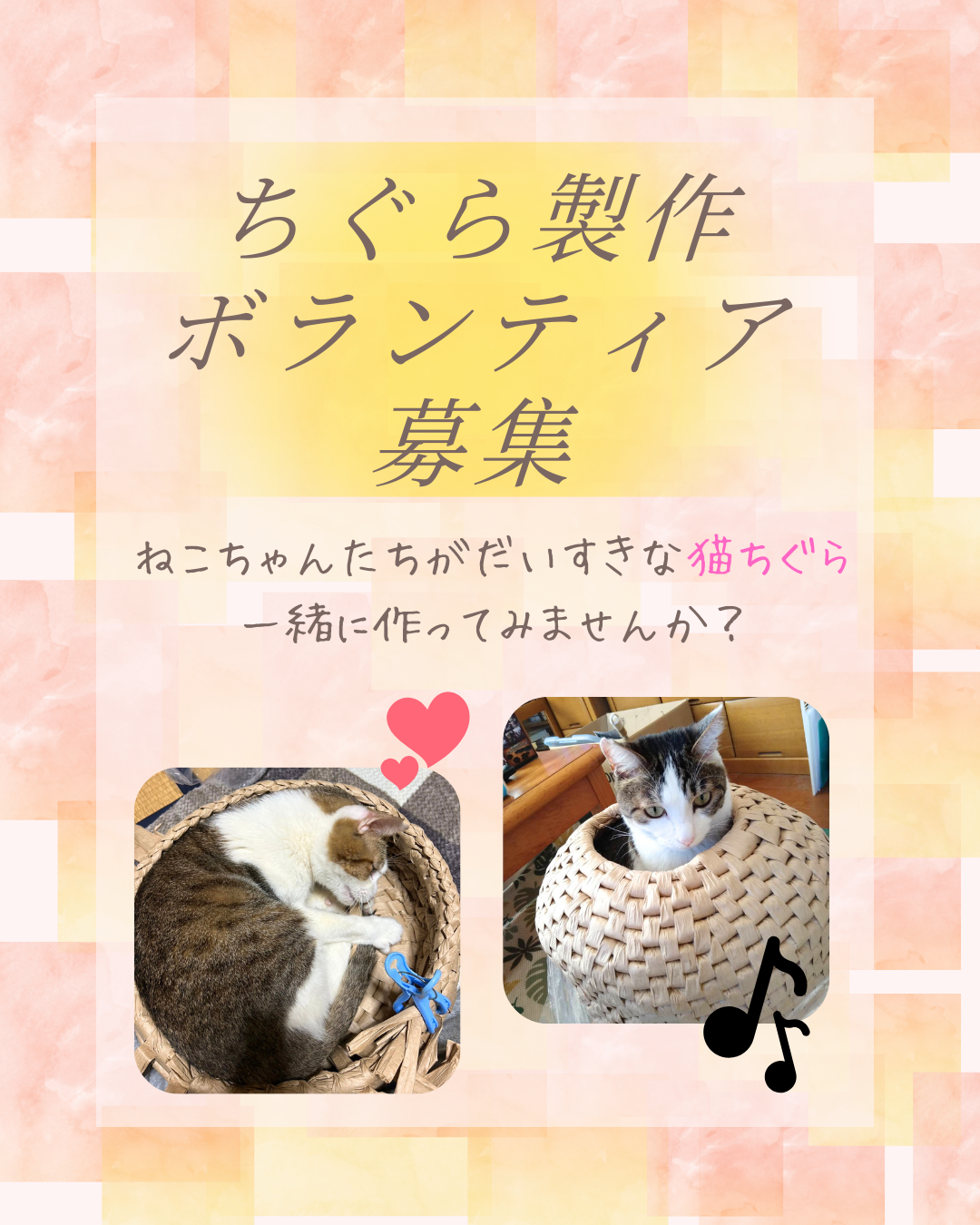 ちぐら製作ボランティア募集♪