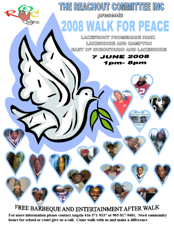 2008 WALK FOR PEACE FLYERS 