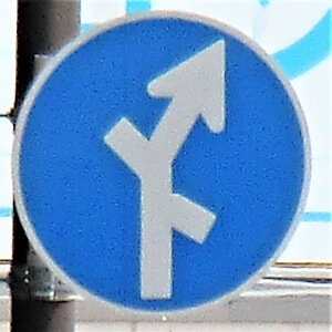 台東区の異形矢印標識 - 東京地歴探訪｜東京に限らず全国へ