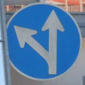 世田谷区の異形矢印標識 - 東京地歴探訪｜東京に限らず全国へ