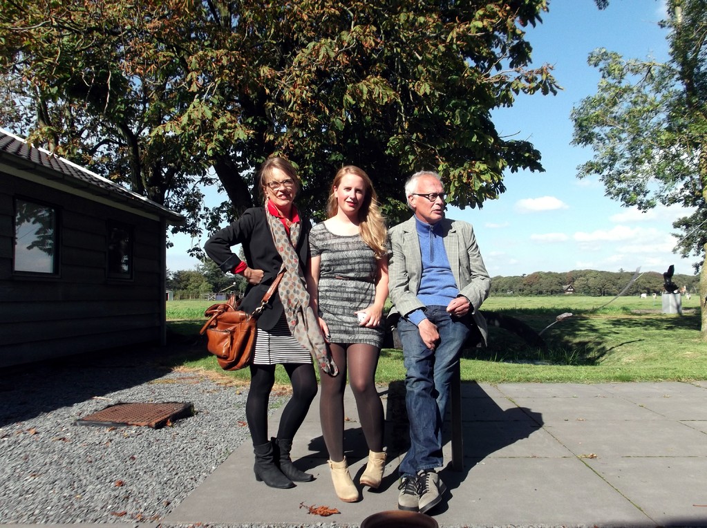 outside schlessart buster with parents