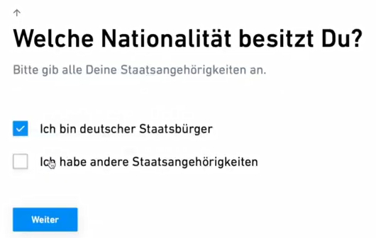 Trade Republic: Welche Nationalität besitzt Du?