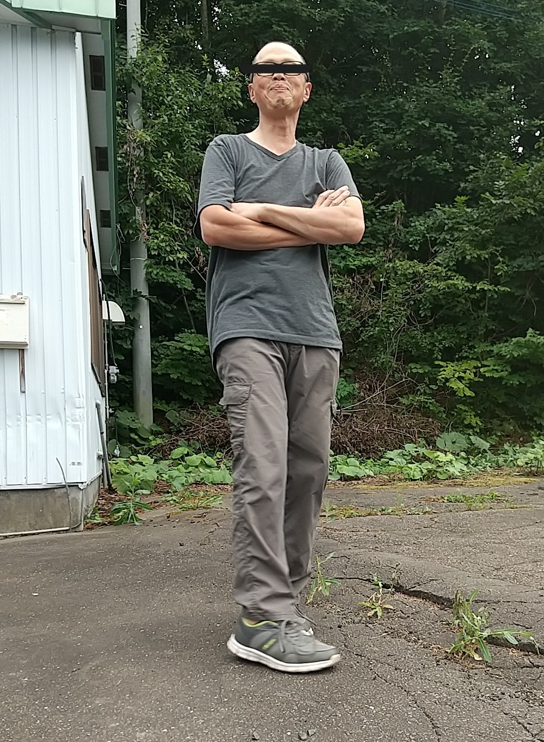 代表　坊主頭になる