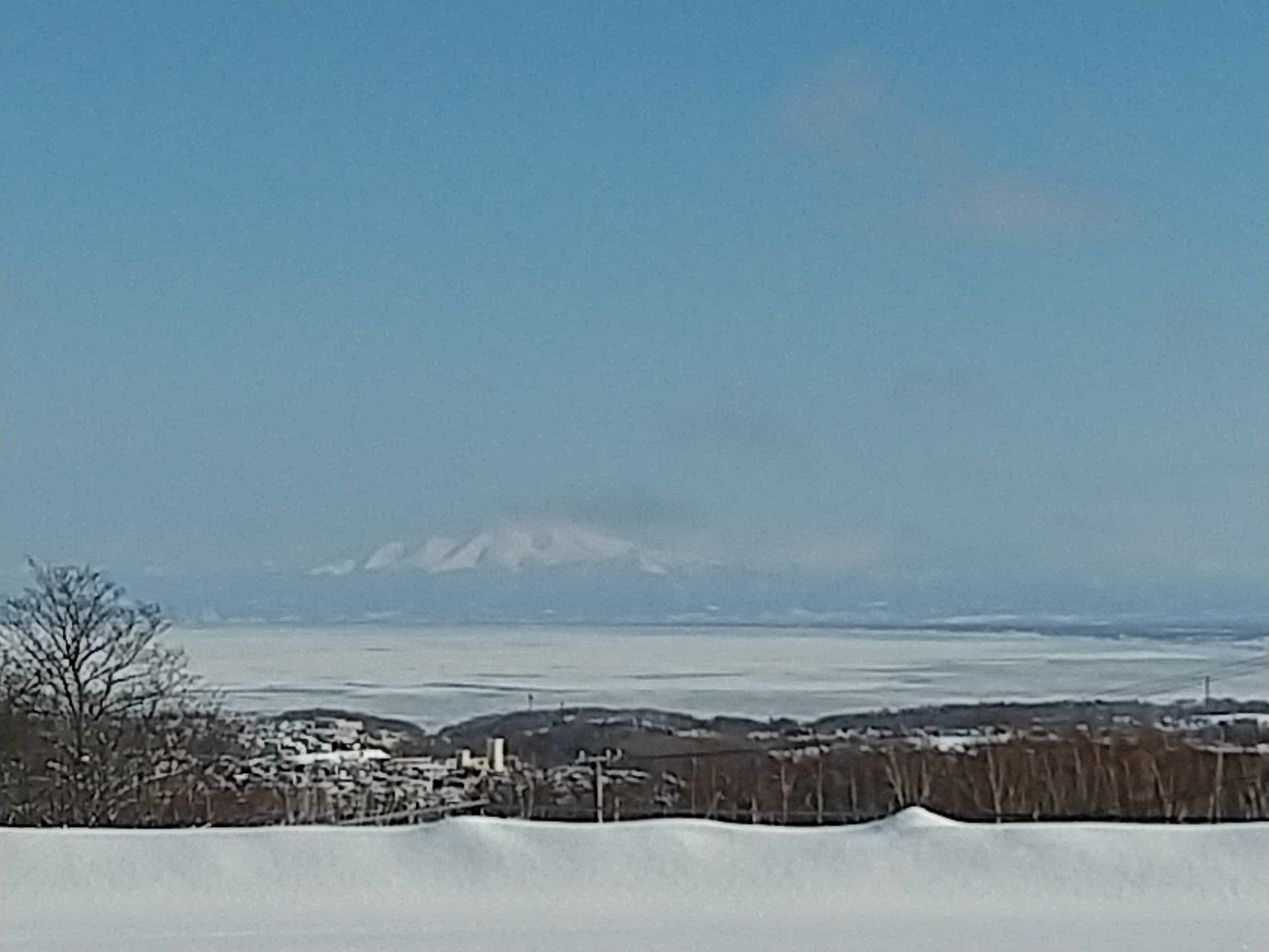 ２月１４日、流氷がびっしりです！