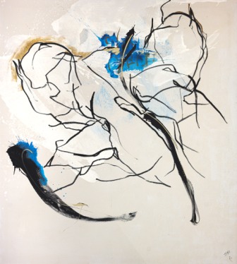 HANNES MLENEK, Gemeinsam, Ölfarbe, Acryl / Leinwand, 200 x 180 cm, 2020, Foto: Michael Nagl