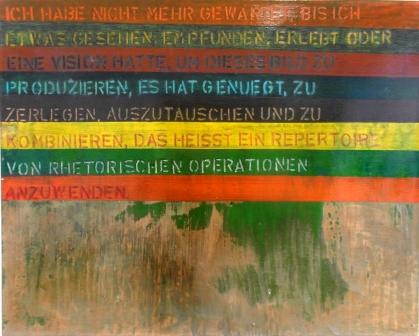 MICHAEL ENDLICHER, Mischtechnik auf Leinwand, 100x80cm