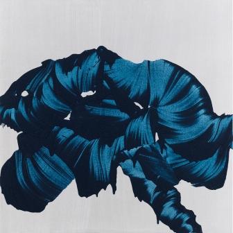 MARTIN POHL, o. T., Mischtechnik auf Leinen, 100x100cm