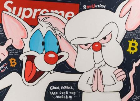 Christina Pop Art, Acryl / gespannte Baumwoll-Leinwand