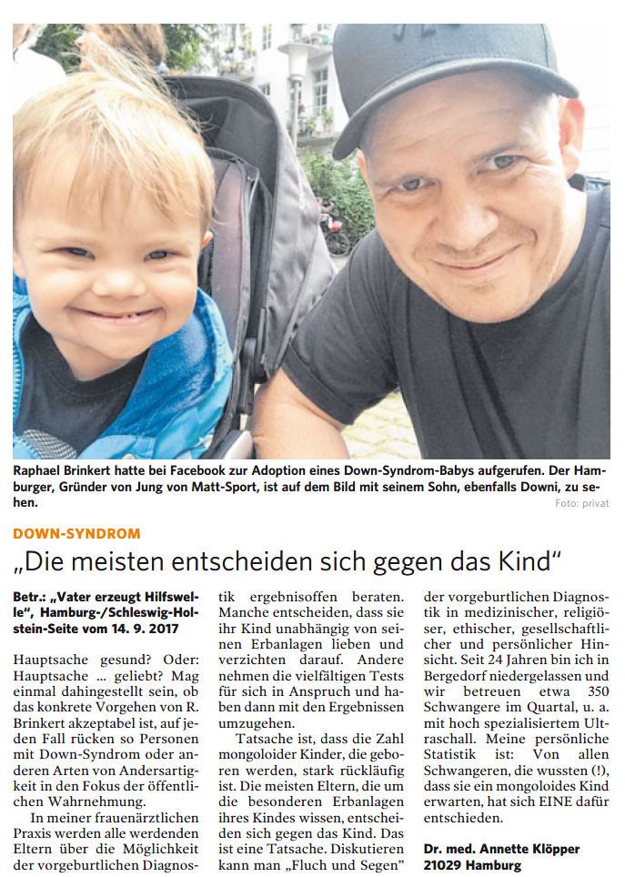Bergedorfer Zeitung Leserbrief 13.10.2017