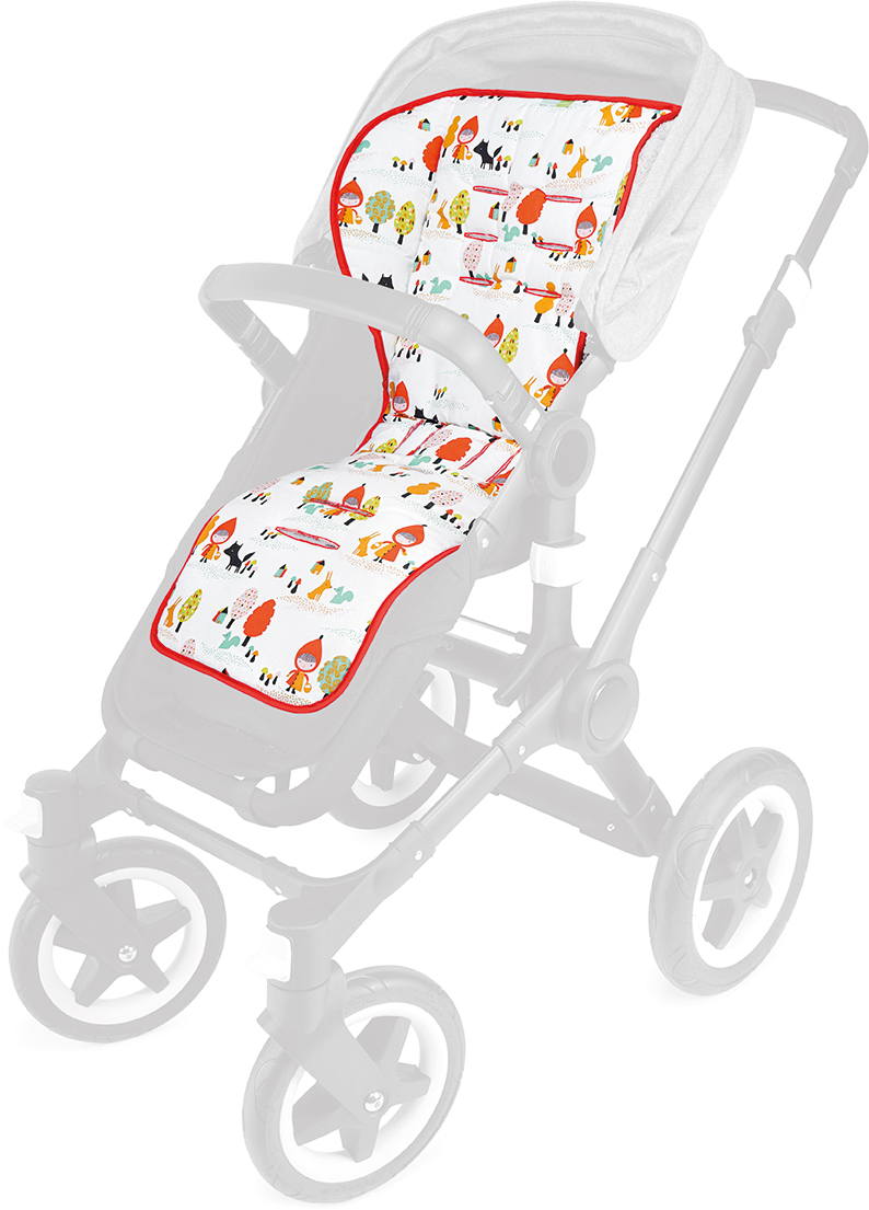 Liebes von Priebes Sitzauflage für Kinderwagen und Buggys mit Klett -  Princess Kinderwagen Onlineshop