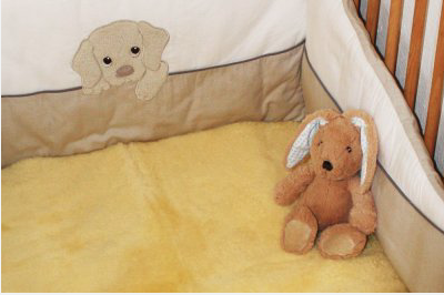 Kinderbetten Betteinlage - für Babyhaus-Ditz Baby- Lammfell