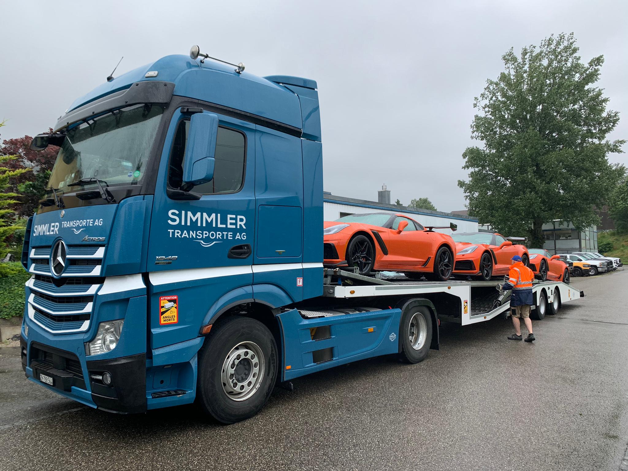 Impressions Autotransport Transport Motorradtransport Schweiz