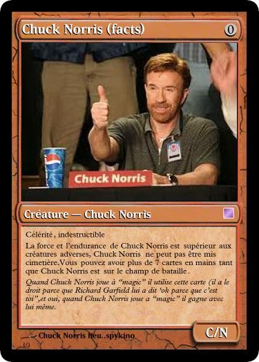 Fun Cards Magic Chuck Norris
