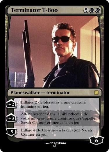 Fun cards Magic Terminator