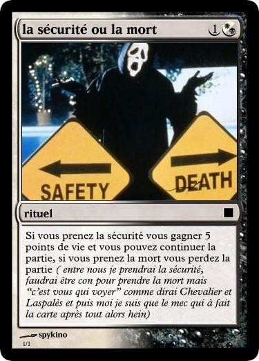 Fun Cards Magic Scary Movie