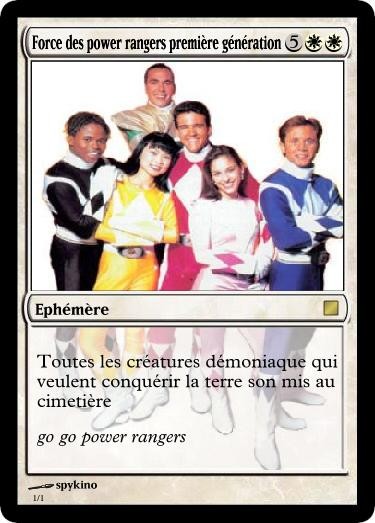 Fun Cards Magic Power Rangers