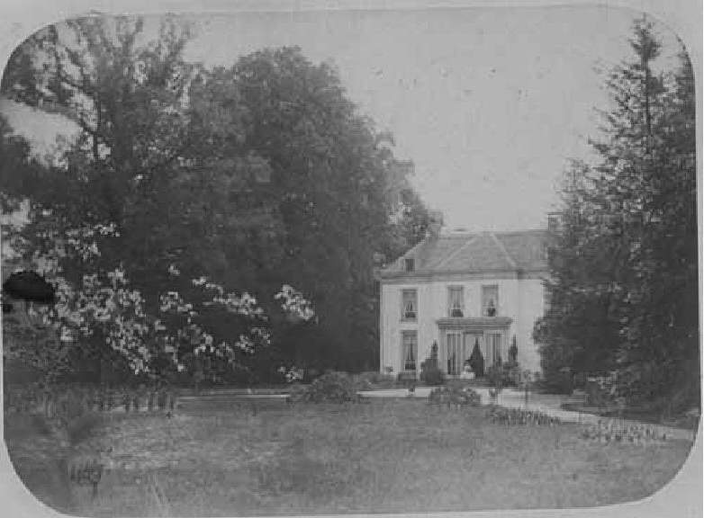 Voorgevel van het landhuis, vóór de verbouwing van 1916.