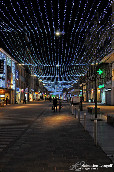 Lumières de Noël à Belfort. 2009