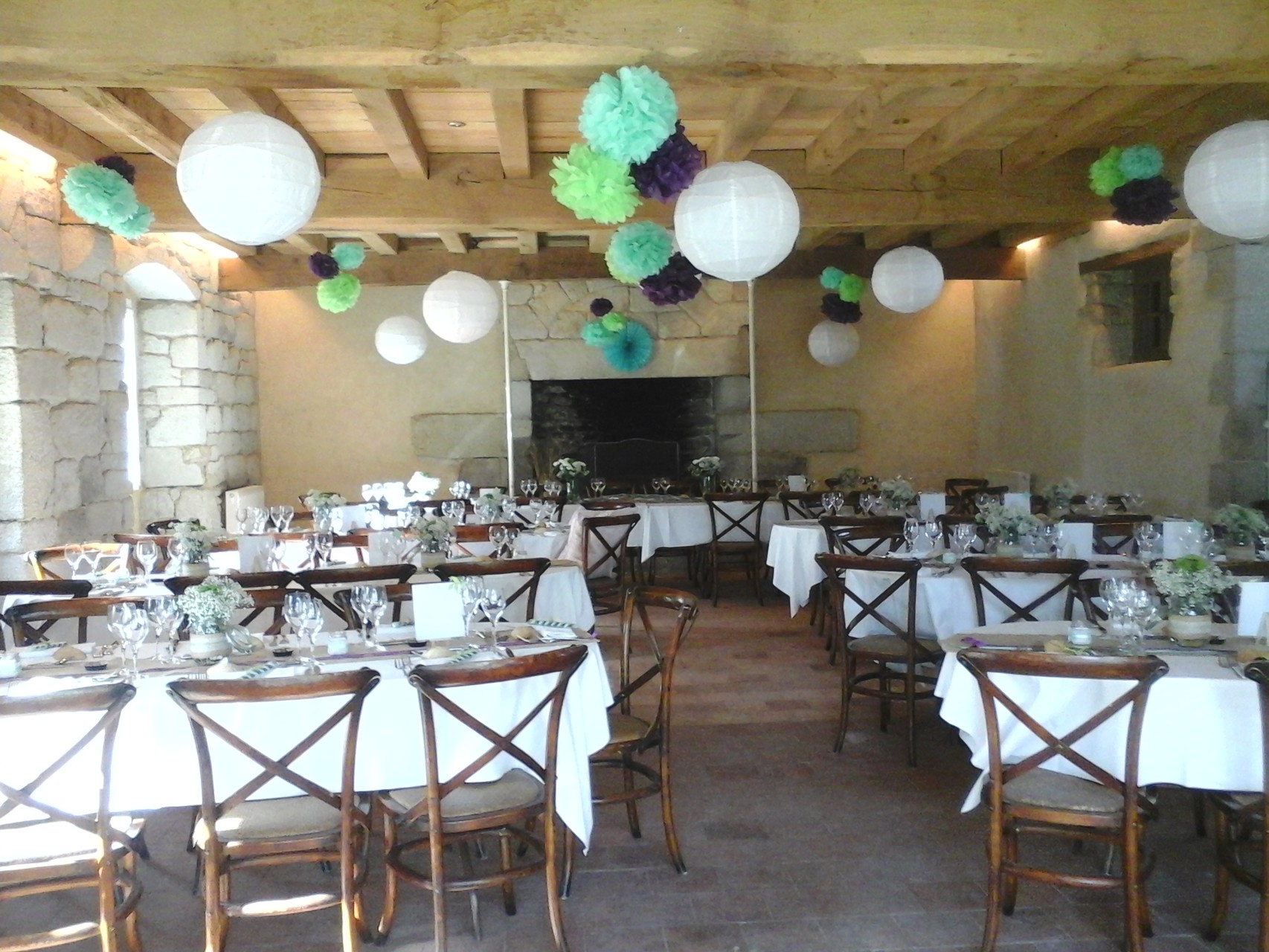 Salle de réception - Mariage - Clos de Trévannec - Pont L'Abbé - Finistère