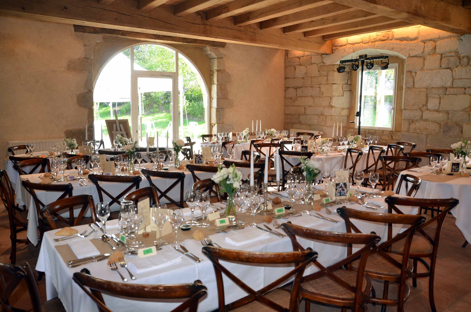 Salle de réception - Mariage - Clos de Trévannec - Pont L'Abbé - Finistère