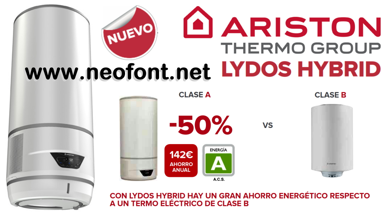 Termo eléctrico hybrido Lydos ARISTON 80L clase energética A