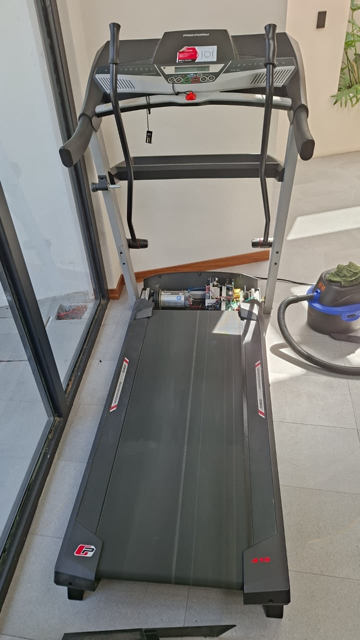 La banda de mi caminadora no avanza