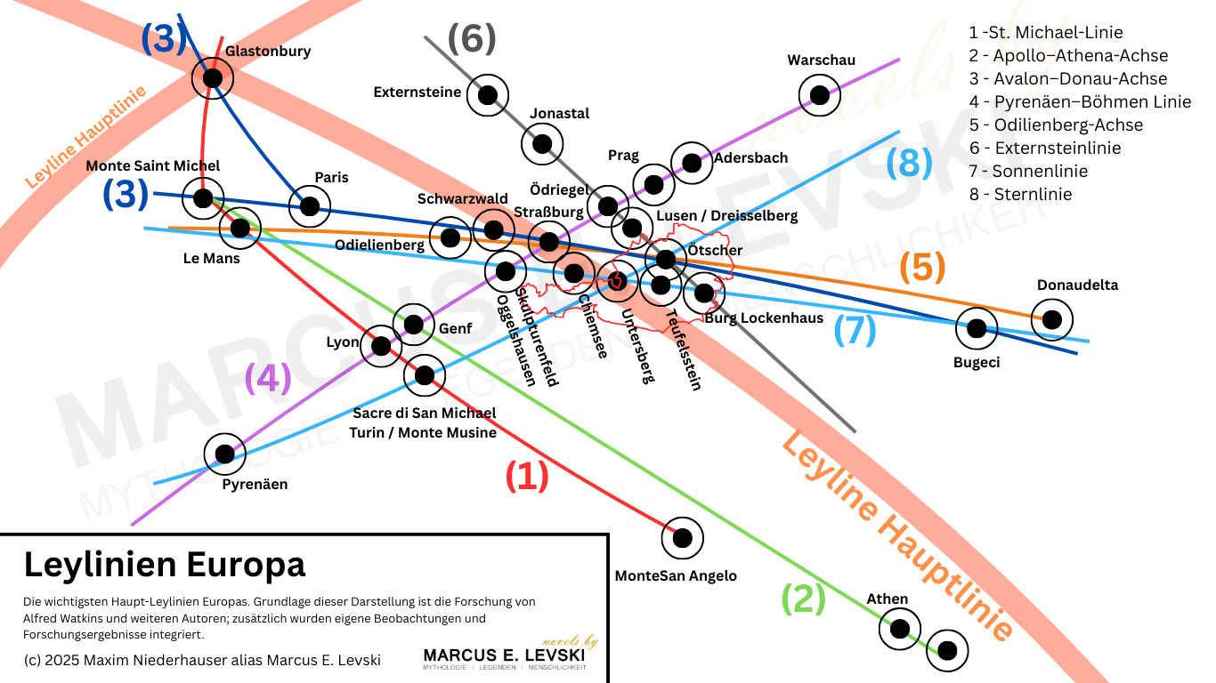 Die wichtigsten Leylines in Europa 