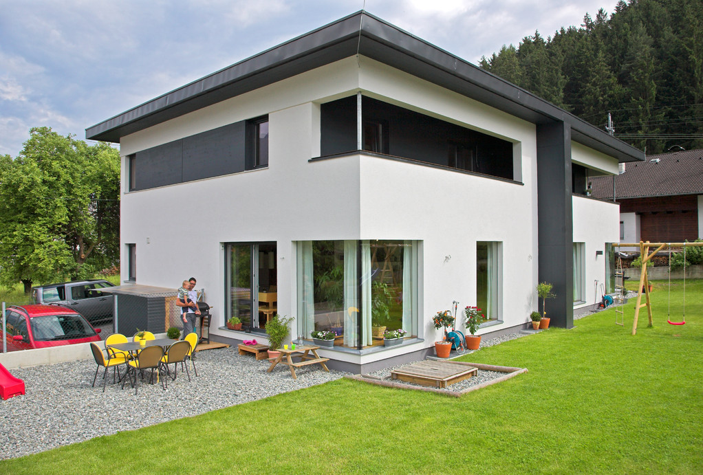 Bauhausstil Doppelhaus