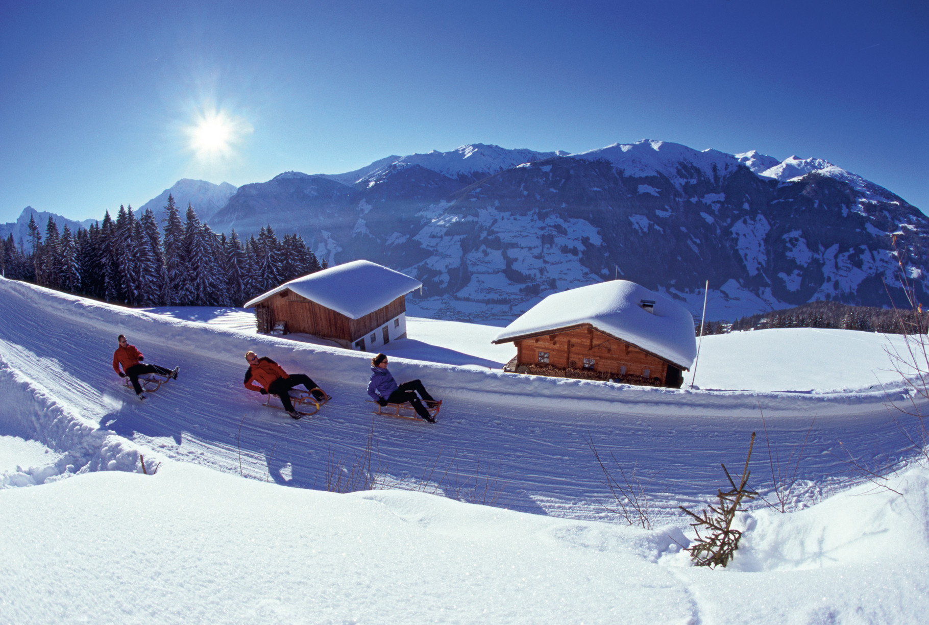 Rodelspass im Zillertal © Zillertal Tourismus GmbH/Ritschel