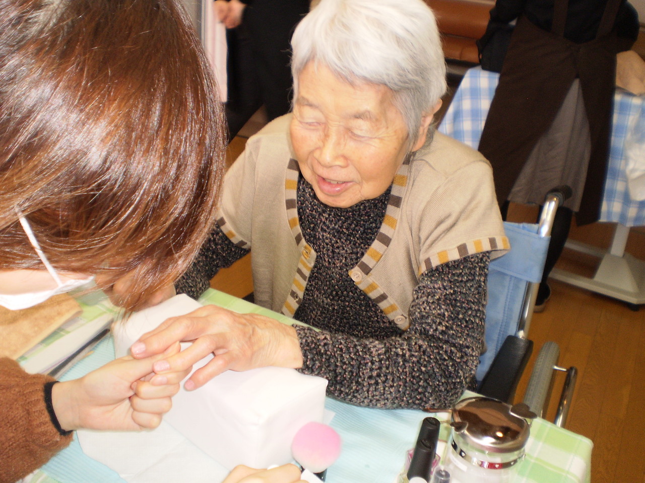 いよいよ「カラーリング」。どんな色にしようかしら