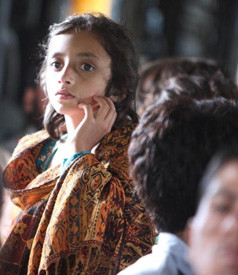 A young Pakistani flood victim. (Photo: United States Marine Corps Official Page)
