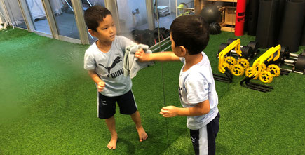 日本大阪双语少儿体能训练馆ALOHAKIDS扫除时间