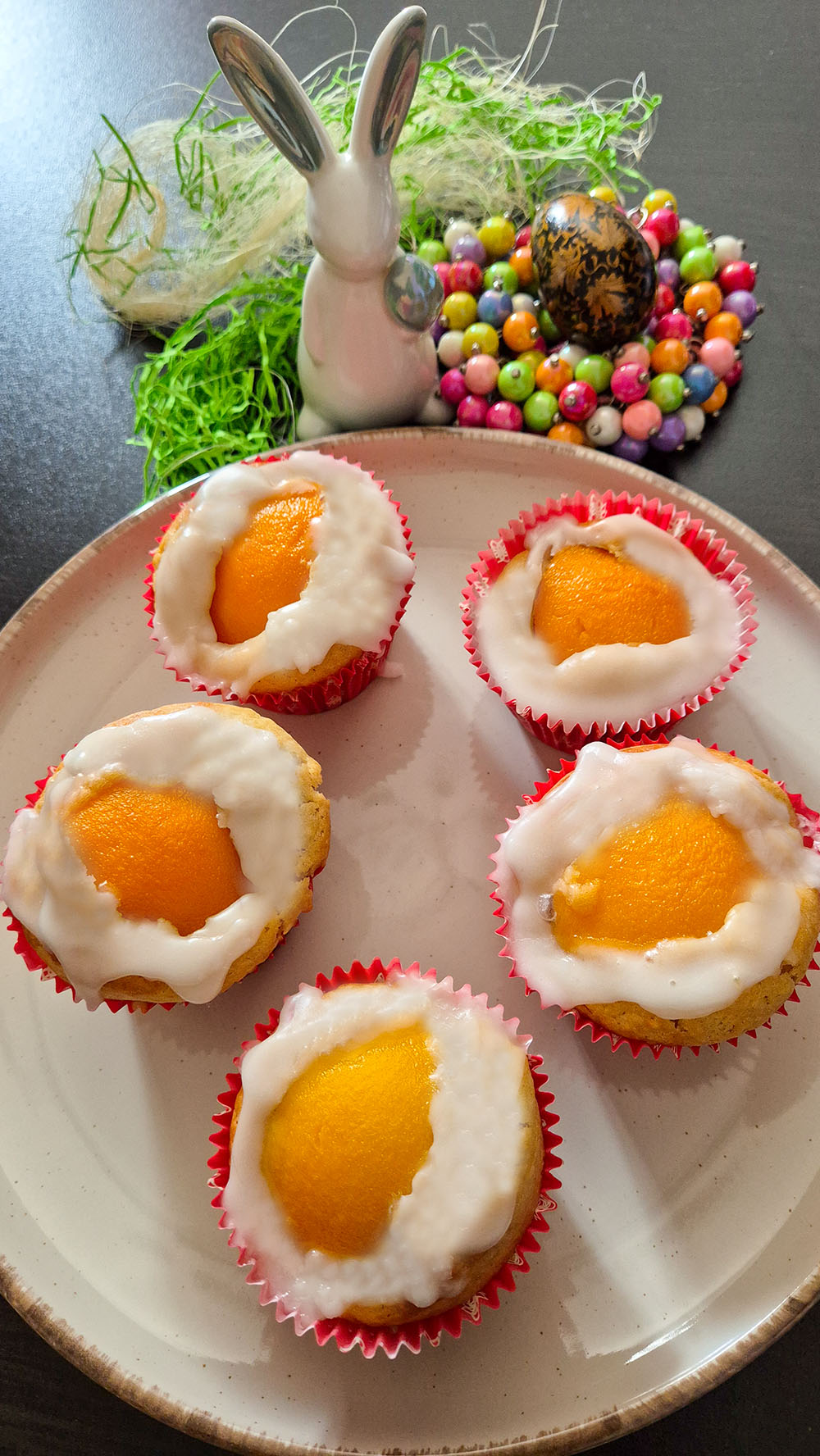 Spiegelei-Muffins vegan