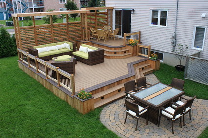 Jardin + deck 