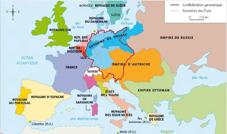 L'Europe en 1848