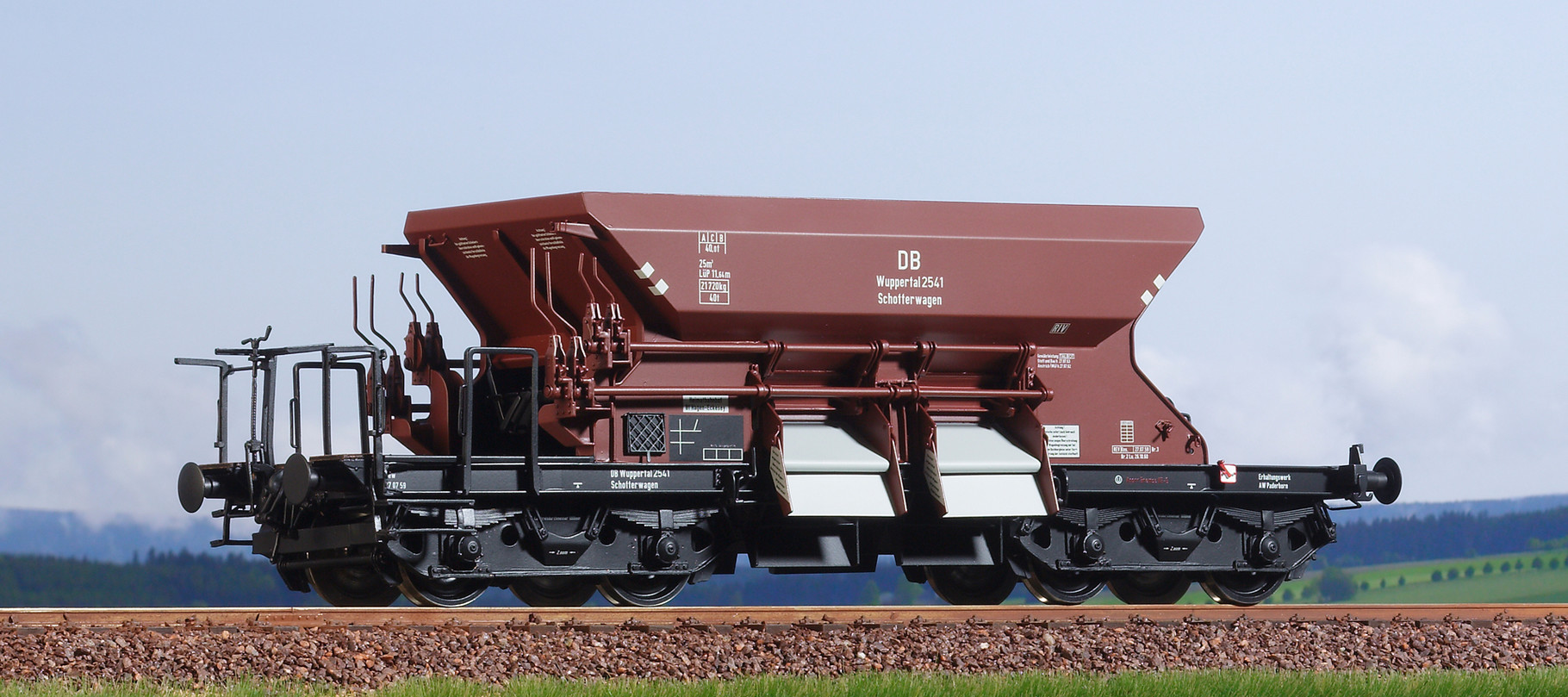 Spur 0, DB Dienstschotterwagen, Mainz 2434, Epoche III