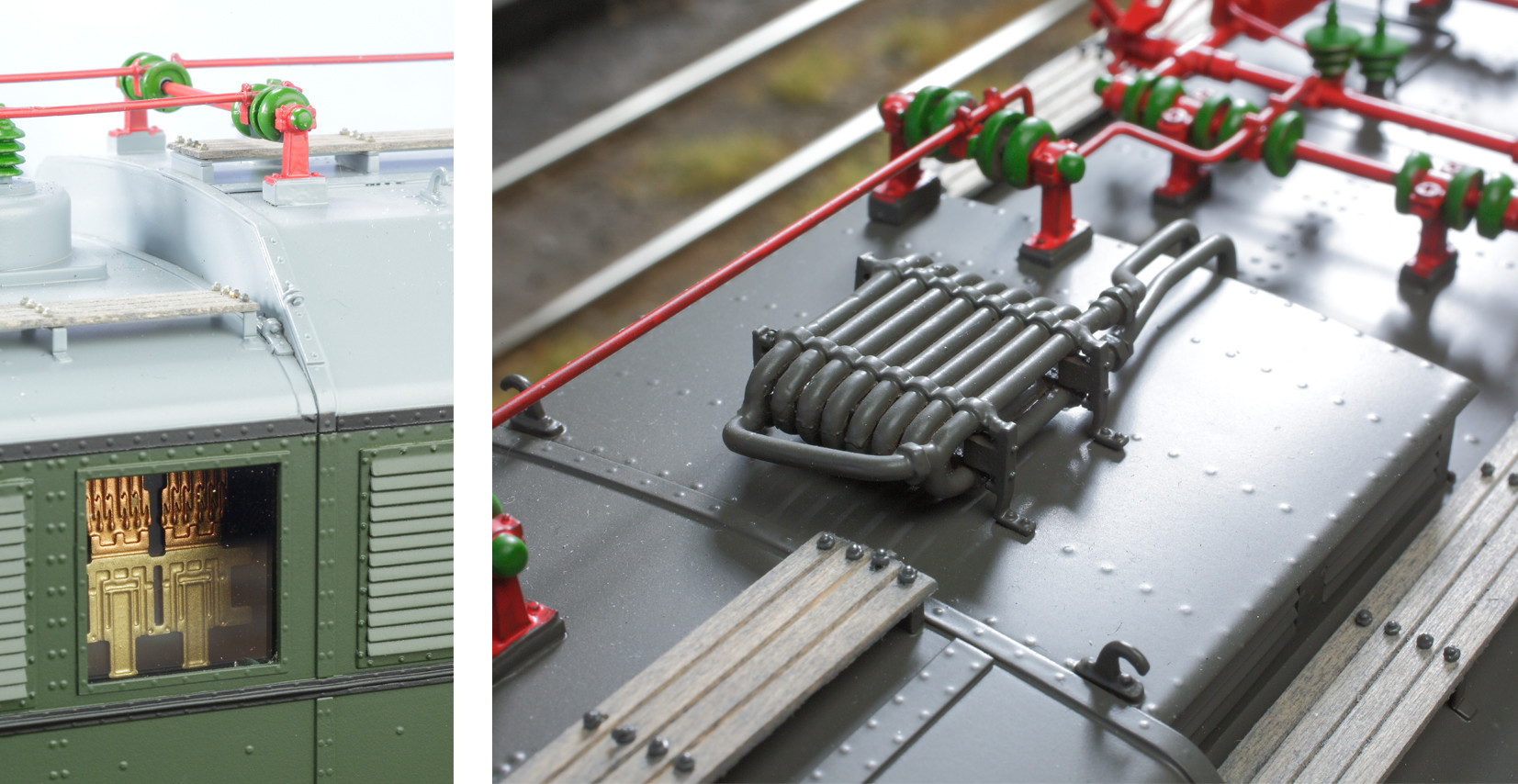 Spur 1 Lokomotive Baureiche E 17 Detailansicht Dach