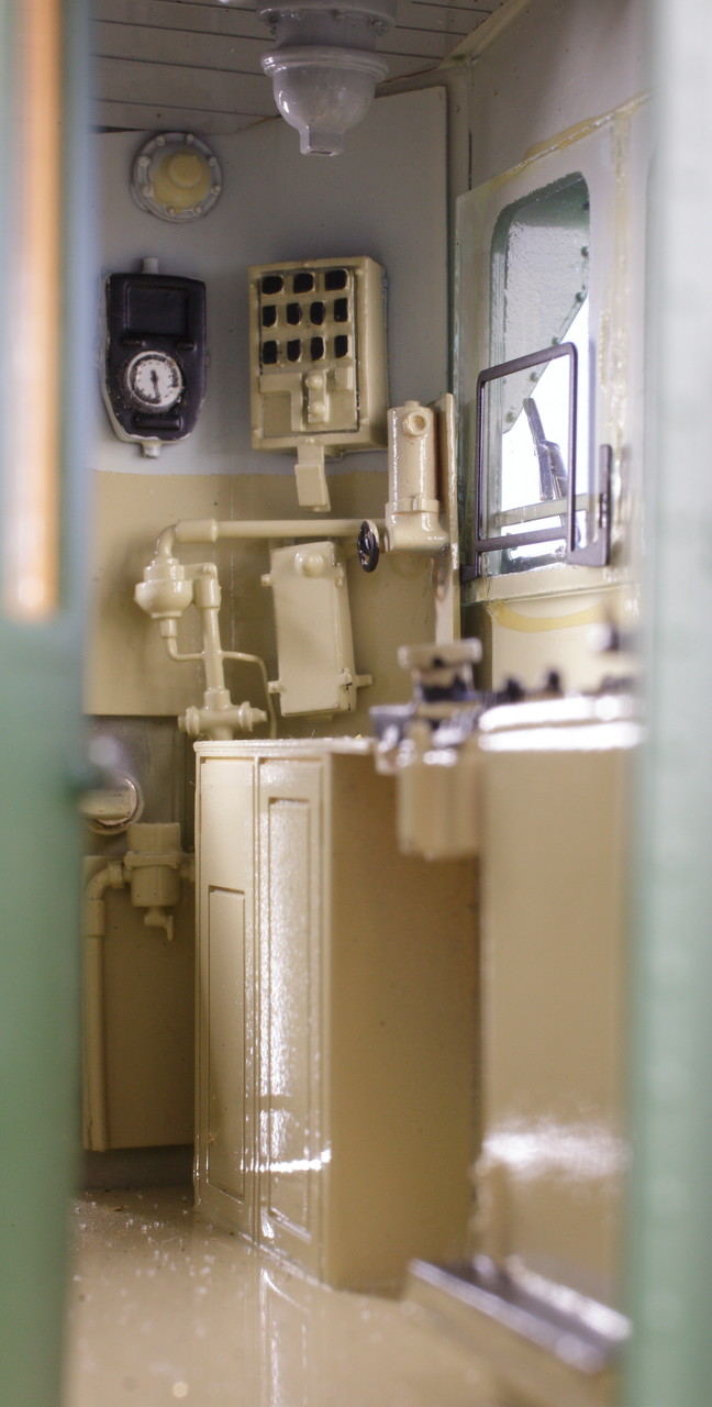Spur 1 Lokomotive Baureiche E 17 Detailansicht innen