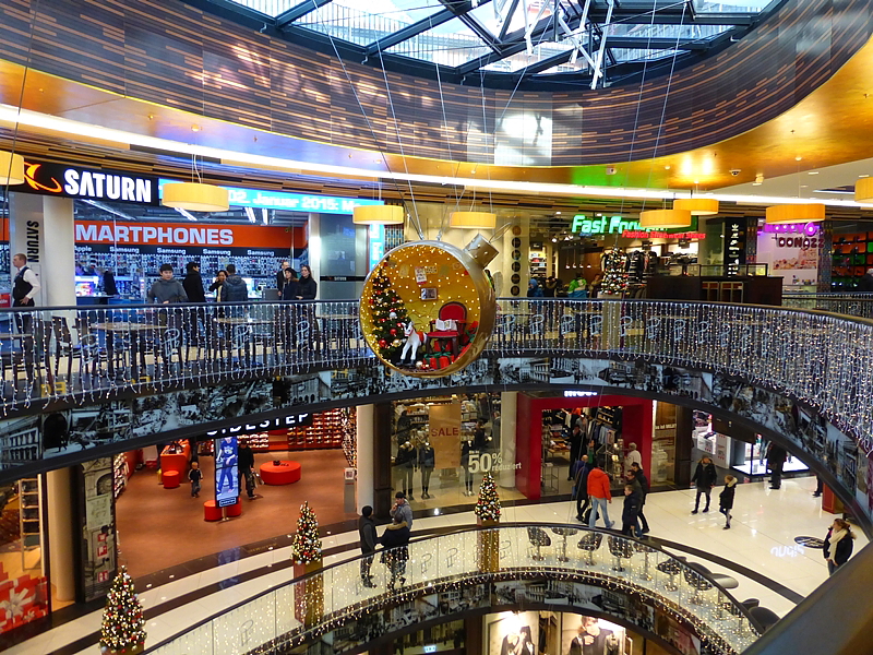 Innenbereich Mall of Berlin. 