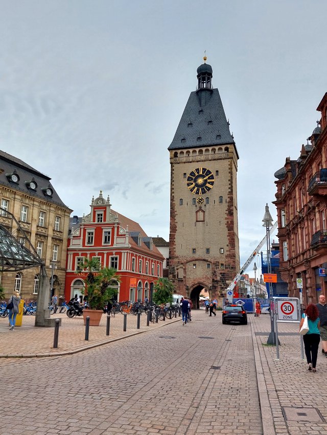 Das alte Tor, Altpoertel, ehemalige Westtor der Stadt Speyer