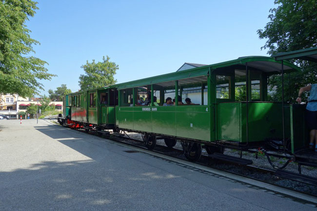 Legendäre Dampfstraßenbahn Prien