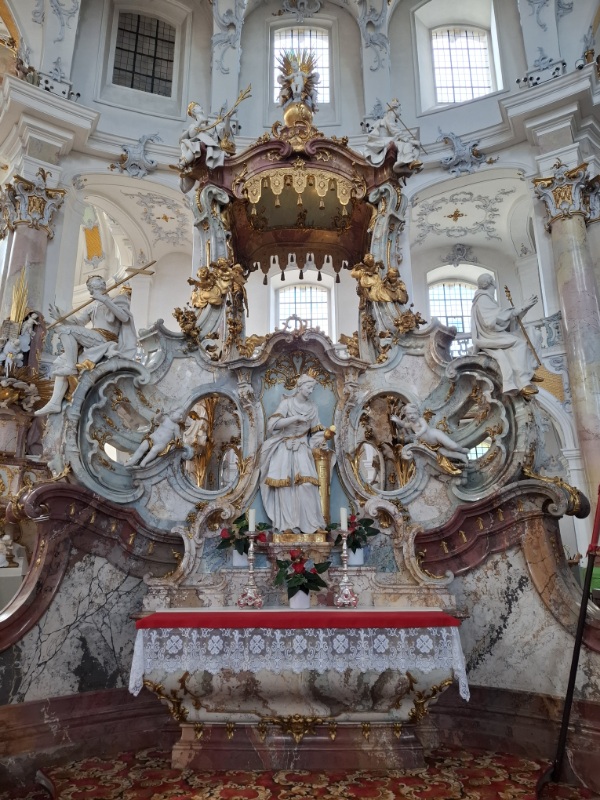 Innenraum Vierzehnheiligen Basilika