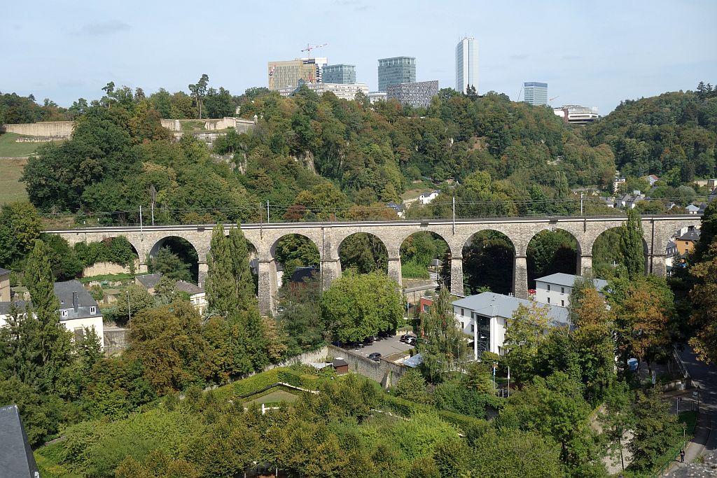 Die Schlossbrücke (Pont du Château), die die verschiedenen Teile der Festung miteinander verbindet