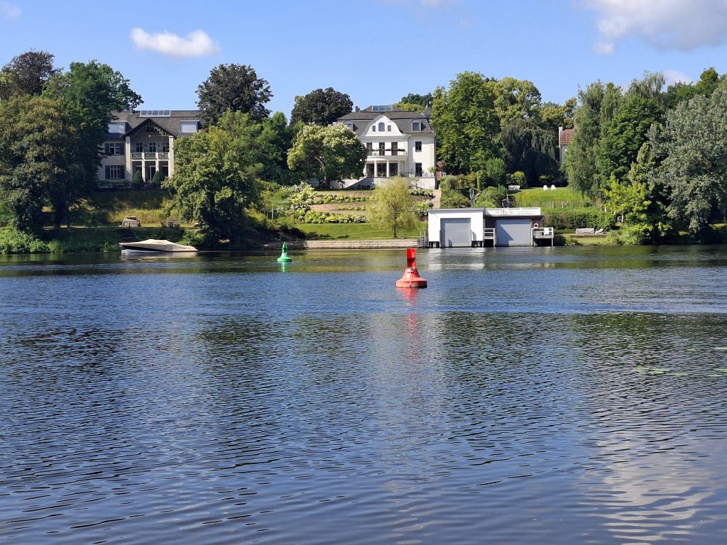 Griebnitzsee mit Blick auf Babelsberg