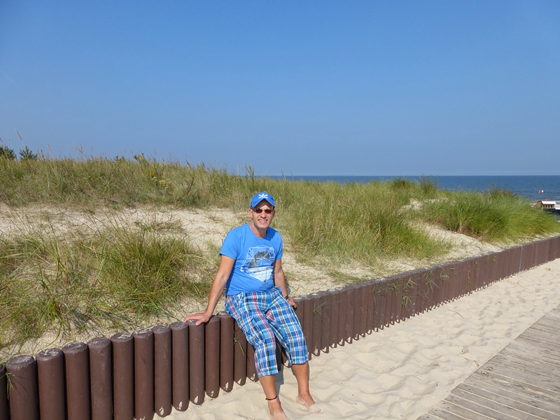 An einem der Strandzugänge in Karlshagen