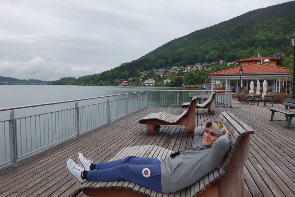 Sonnenliege am Tegernsee