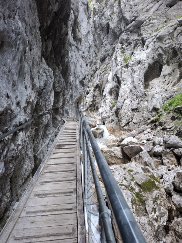 Treppenanstieg Höllentalklamm
