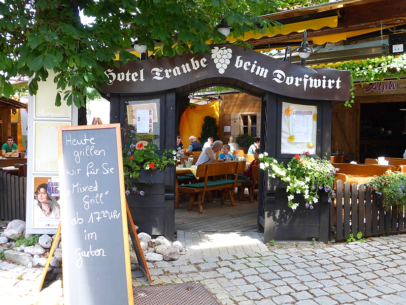Auch in diesem Restaurant waren wir zu Gast. Es gab ein leckeres Käsefondue 