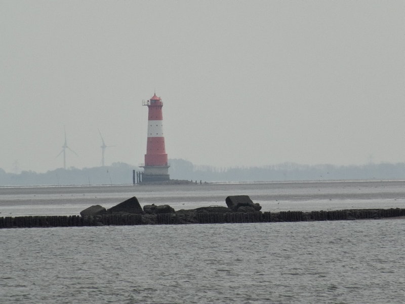Blick auf den Leuchtturm Arngast 