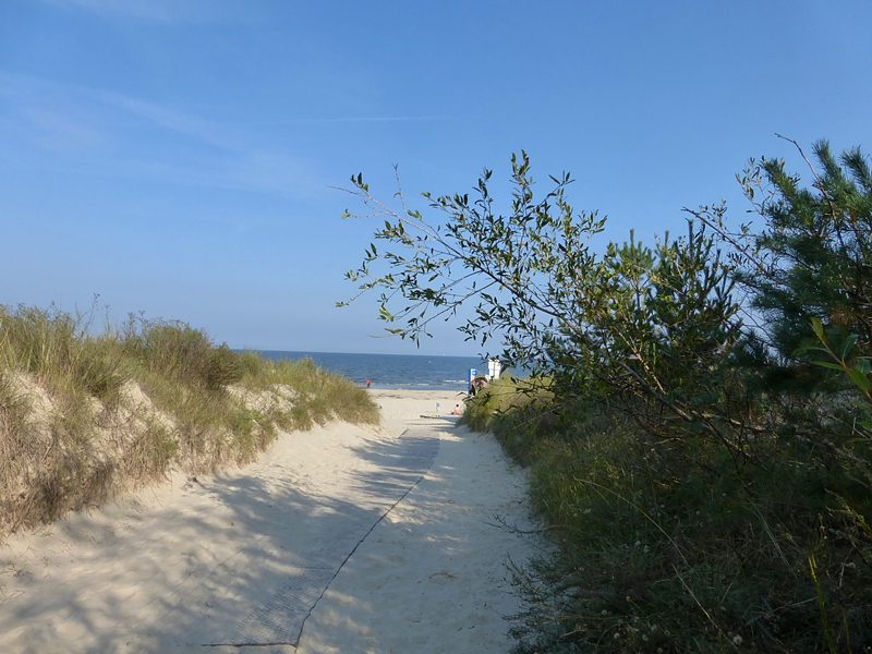 Ein weiterer Strandzugang in Karlshagen.
